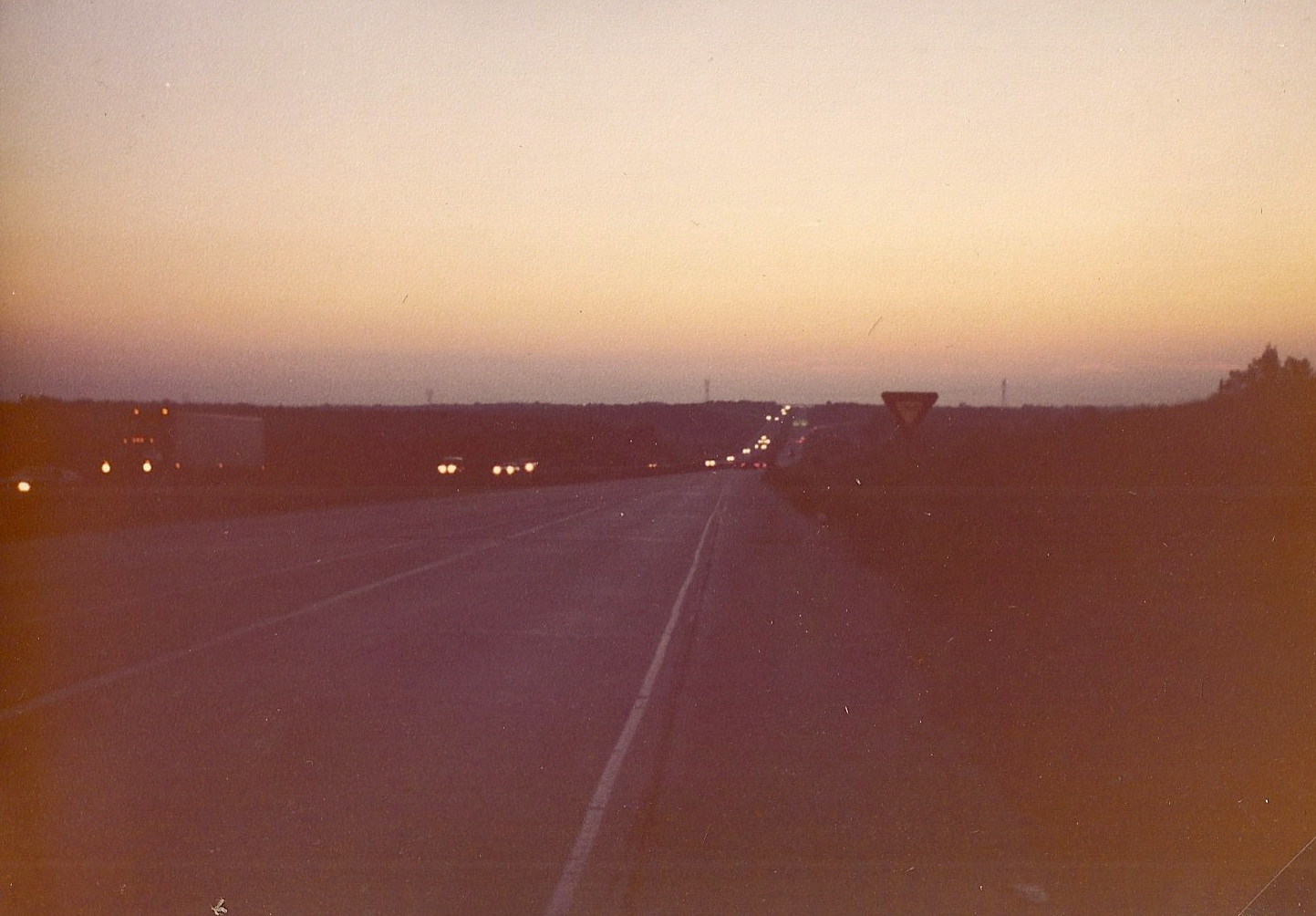 Interstate 40, 1979. Photo Leigh Turner