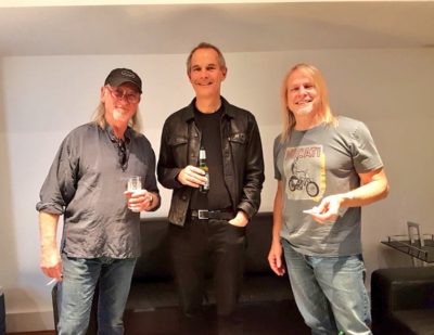 With Roger Glover and Steve Morse