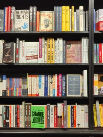 Lessons in Diplomacy in a bookshop no rejection