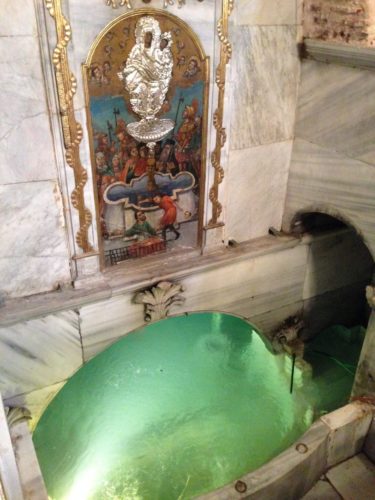 Greek church spring in Istanbul