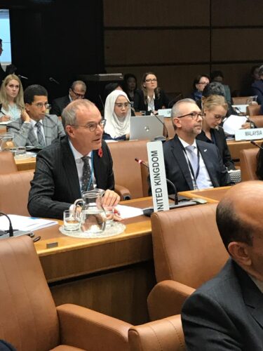 Leigh Turner at the United Nations 2019
