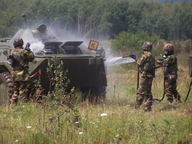 Ukraine-Russia: A military exercise in Ukraine, 2011