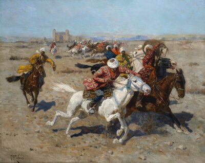 The "Buqabosh" game in the Hotel Stories is a synthesis of central Asian horseback games